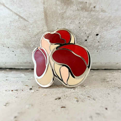 Scarlet Elf Pin Front